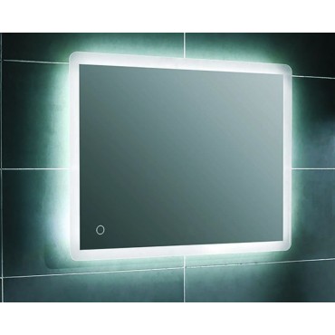Nora 50x70cm Ορθογώνιος Καθρέπτης Μπάνιου με Φως LED 77-0141 